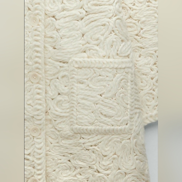 Zara Limited Edition Structured Wool Blended Long Coat - Picture 6 of 9